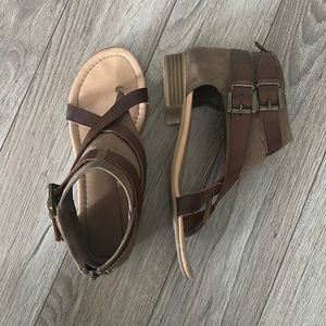 Maurices | Shoes | Maurices Emily Hooded Gladiator Sandal | Poshmark